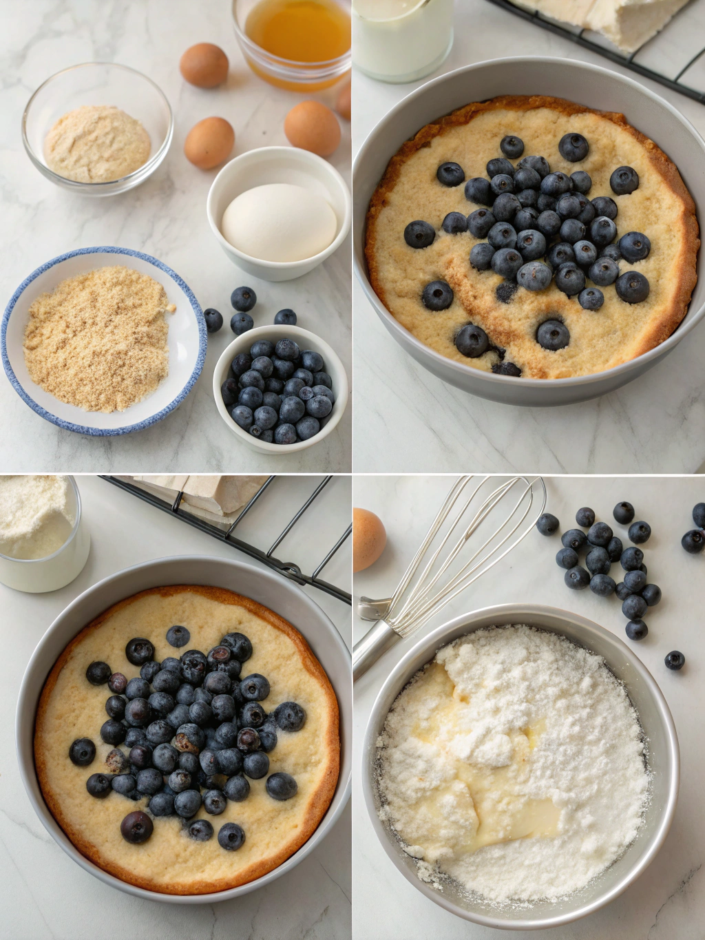 Banana Blueberry Coffee Cake (2) Banana Blueberry Coffee Cake