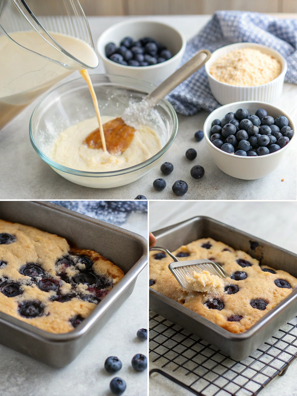 Blueberry Coffee Cake step by step Blueberry Coffee Cake step by step