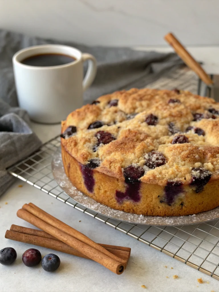 Quick Bisquick Blueberry Coffee Cake ingredients