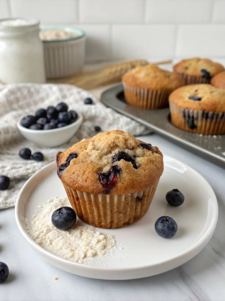 blueberry muffin without baking powder​