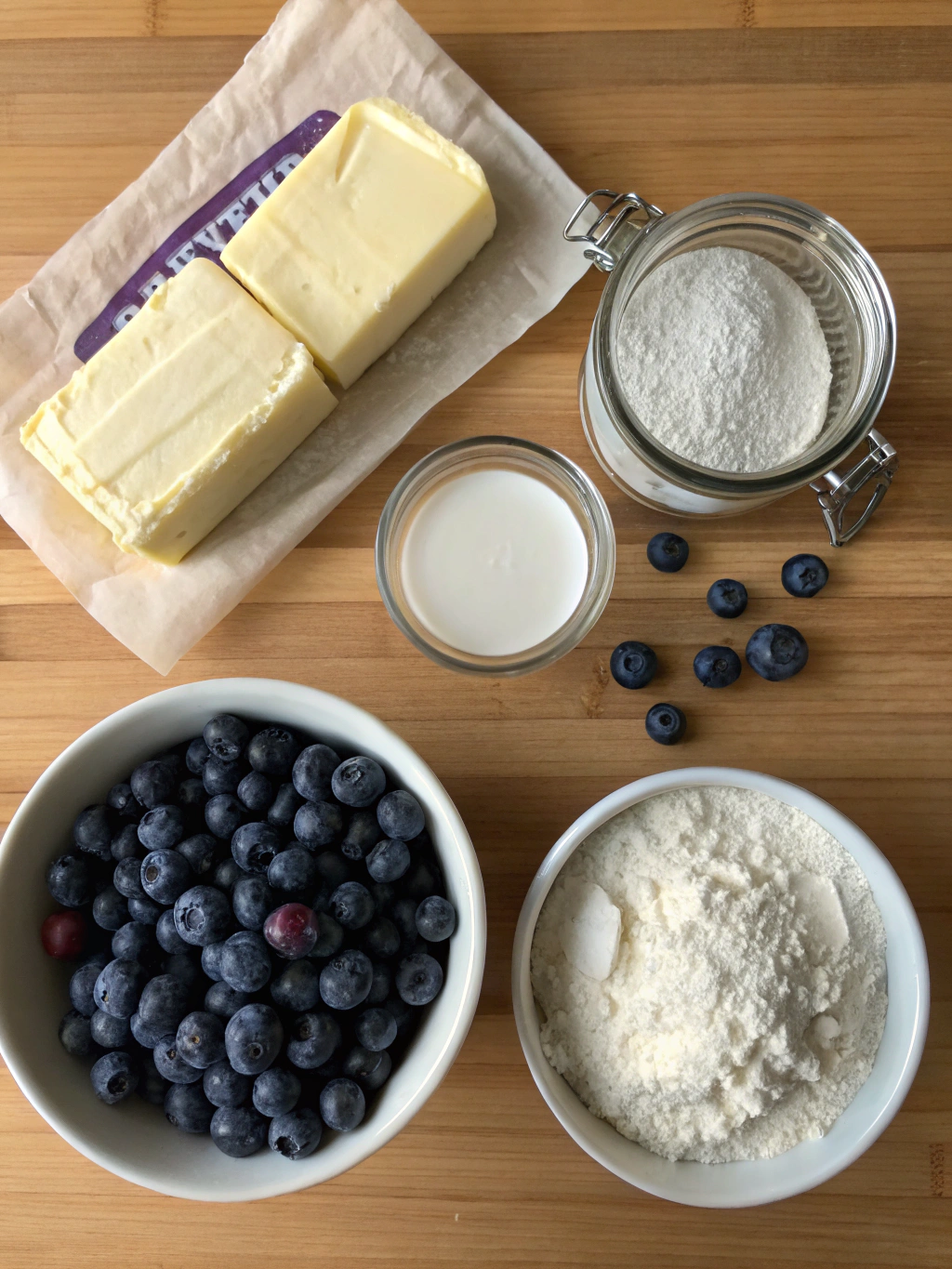 Blueberry Butter Swim Biscuits Ingredients Blueberry Butter Swim Biscuits Ingredients