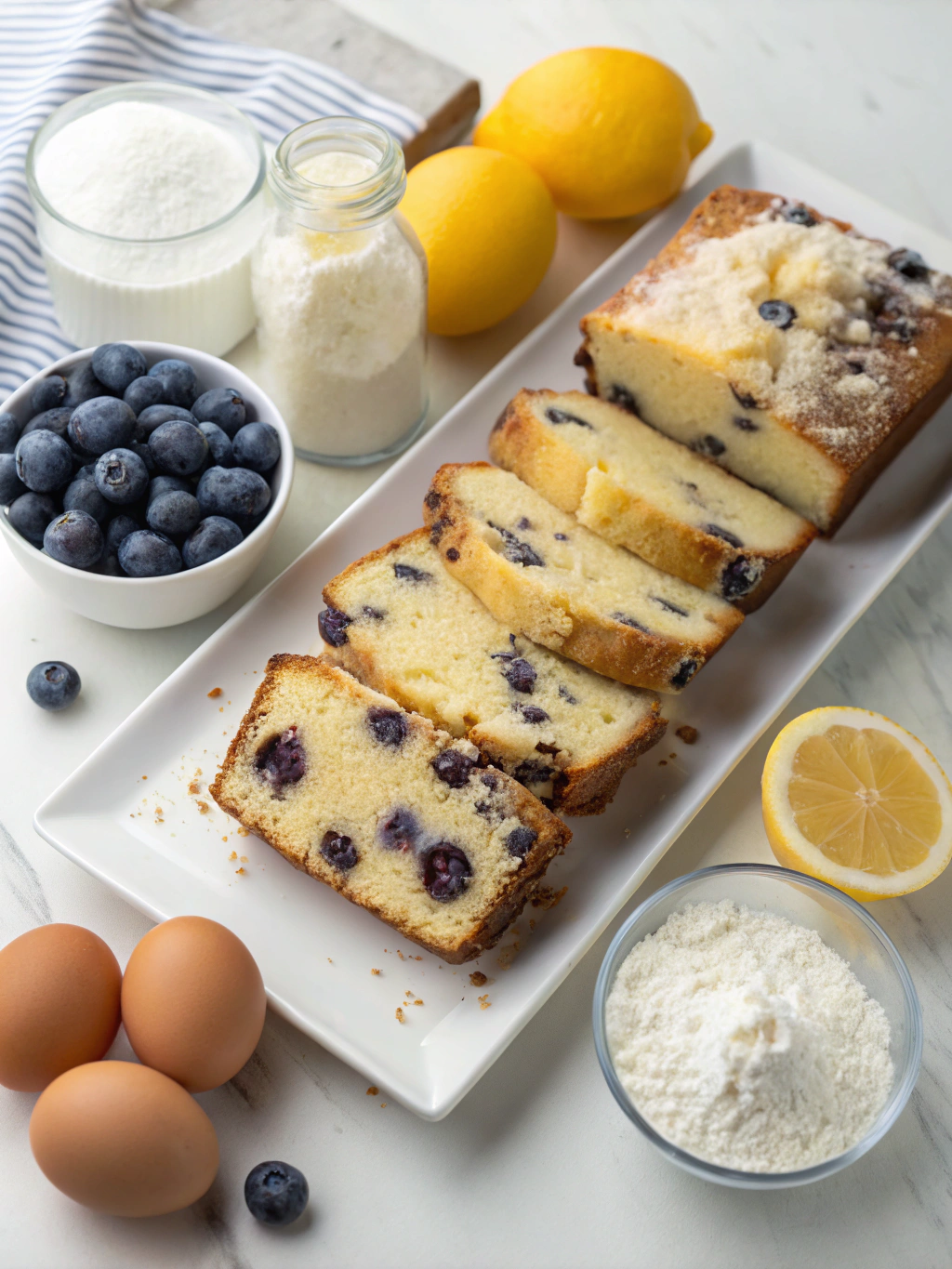 Blueberry Lemon Ricotta Pound Cake Ingredients Blueberry Lemon Ricotta Pound Cake Ingredients