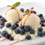 blueberries cottage cheese ice cream