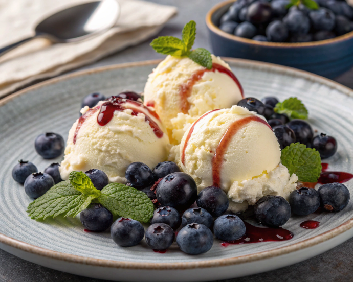blueberries cottage cheese ice cream 2 blueberries cottage cheese ice cream
