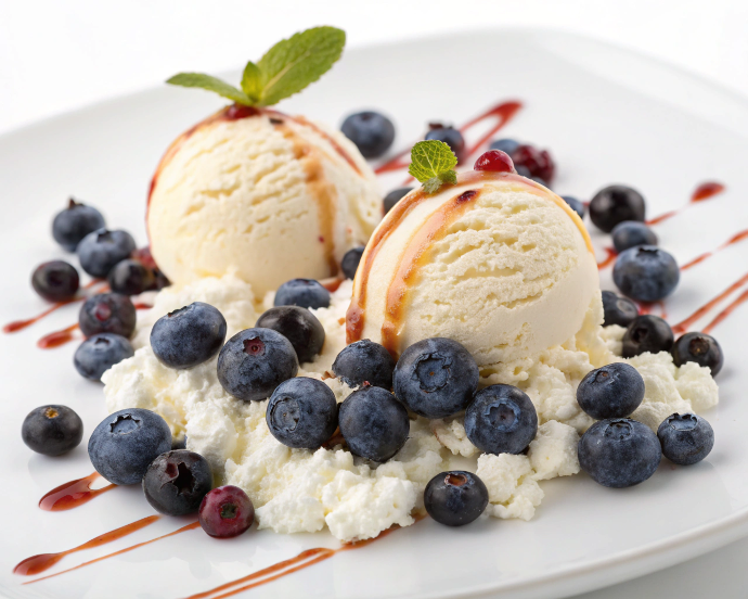 Blueberries Cottage Cheese Ice Cream: A Creamy, Protein-Packed Delight