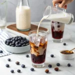Iced Blueberry Latte