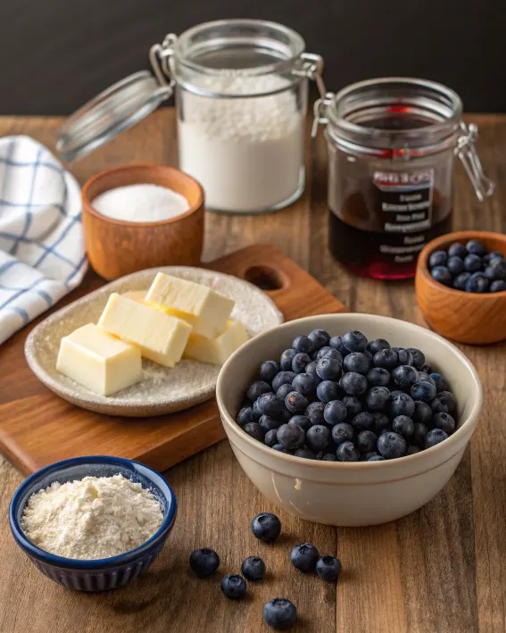 blueberry-shortbread-cookies-ingredients blueberry shortbread cookies ingredients