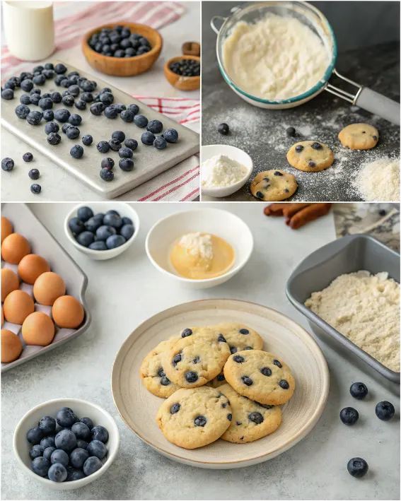 blueberry shortbread cookies step by step blueberry shortbread cookies step by step