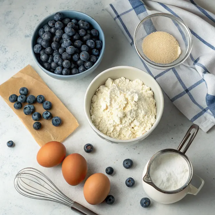 cottage-cheese-blueberry-muffins-ingredients cottage cheese blueberry muffins ingredients
