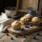 High protein blueberry muffins